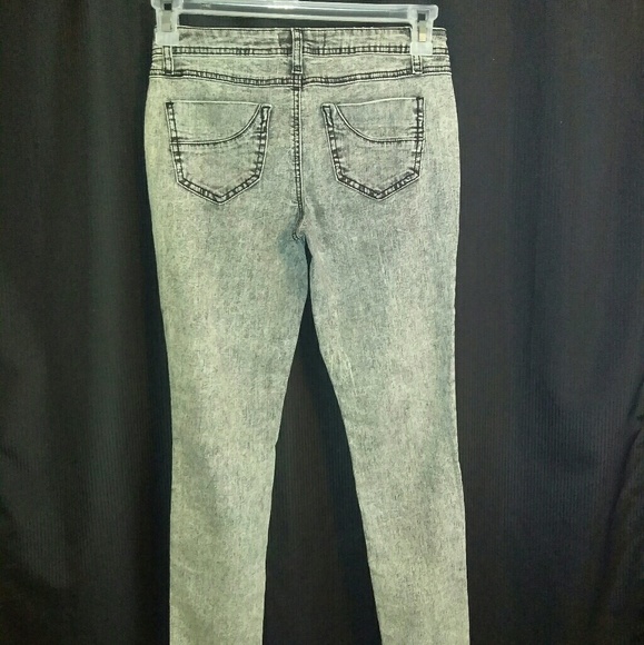 Imperial Star Grey Straight Leg Jeans - Picture 2 of 3